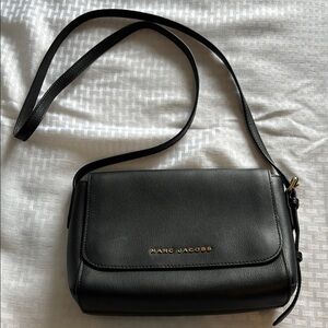 Marc Jacobs Black Leather Crossbody Bag